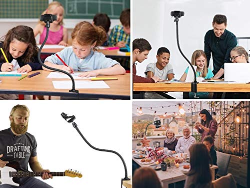 25'' Webcam-Stand Clamp Mount Holder Compatible with OBSBOT Tiny 3/Tiny 3 Lite/Tiny-2 Lite/Tiny 2/ Tiny SE/Meet 2/Meet SE/Meet Tair Ari Webcams