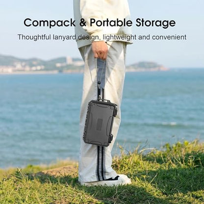 Carrying Travel Hard Case for Insta360 Luna Ultra For DJI Osmo Pocket 4 3 Creator Combo/For Xtra Muse Accessories DIY Waterproof Carrying Bag Vlogging (Case Only)