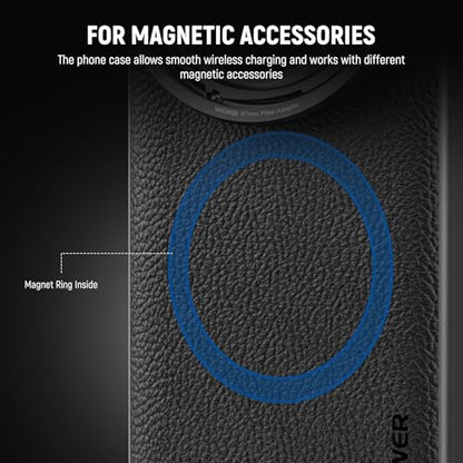 NEEWER 14 Ultra Case, Protective Heavy Duty Case with Wireless Charging, 17mm Lens Mounts & 67mm Filter Adapter, TPU + PC Faux Leather, Compatible with Xiaomi 14 Ultra, PA051 Black - style: Case for 14 Ultra