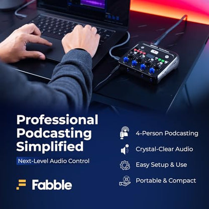 Zoom PodTrak P4next Podcast Recorder Bundle with Four Zoom ZDM-1 Podcast Microphone Packs, Including Headphones, Windscreens, XLR Cables, and Tabletop Stands for a Complete Recording Setup