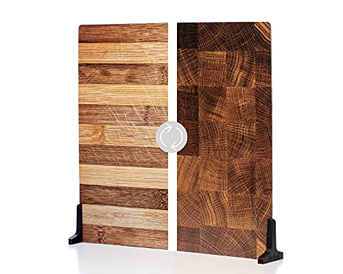 V-FLAT WORLD Duo Board Product Photography Backdrops - 2-Sided Background for Photograph, Item & Food Photography Background - Includes 2 Legs, Board Mat - 24 x 24, Aged Cutting Board/Butchers Board - color: Aged Cutting Board/Butchers Board, size: 24 x 2
