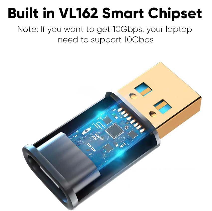 CableCreation USB C Female to USB Male Adapter, USB 3.1 5Gbps USB C to A Adapter Female for Laptops Logitech StreamCam VR Link for Charging - style: Adapter-1Pack
