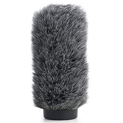 YOUSHARES NTG3 Microphone Windscreen - Deadcat/Windmuff for Rode NTG-3, Sennheiser MKH416 Shotgun Mic, Wind Shield Up to 7.1" Long - color: NTG3 Shag