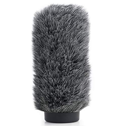 YOUSHARES NTG3 Microphone Windscreen - Deadcat/Windmuff for Rode NTG-3, Sennheiser MKH416 Shotgun Mic, Wind Shield Up to 7.1" Long - color: NTG3 Shag