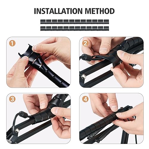 SUNMON Boom Arm for Fifine K688 Mic with 3/8" to 5/8" Adapter and Cable Sleeve - color: Fifine K688 Boom Arm with Cable Sleeve