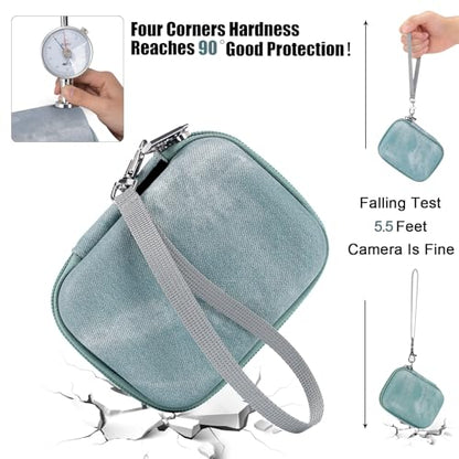 Cwatcun Carrying & Protective Case for Digital Camera, Small Camera Pouch for AbergBest 2.7" LCD Kodak Pixpro/Canon PowerShot ELPH 180/190 / DSCW830 Travel Cameras, Waterproof Shockproof Case，Grey - color: Grey