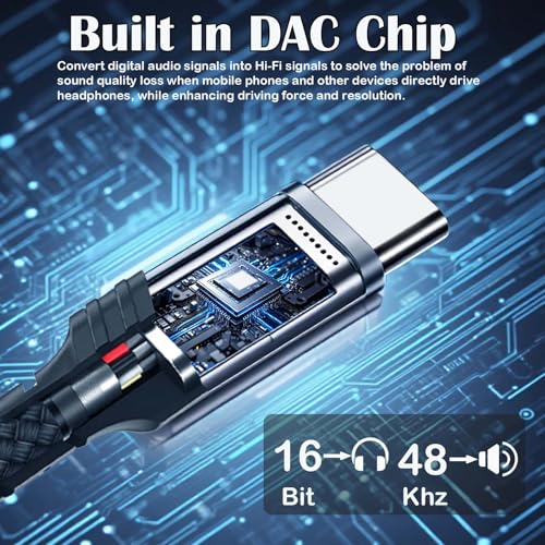 USB C to 3.5mm Audio Adapter,Type C to Aux Dongle Adaptor USB C to Headphone Jack Adapter for iPhone 16/15/Plus/Pro/Pro Max,Samsung Galaxy S25/S24/S23/S22/S21/note10/20 Ultra,iPad Pro,Mini,MacBook - style: 2 Pack Adapter