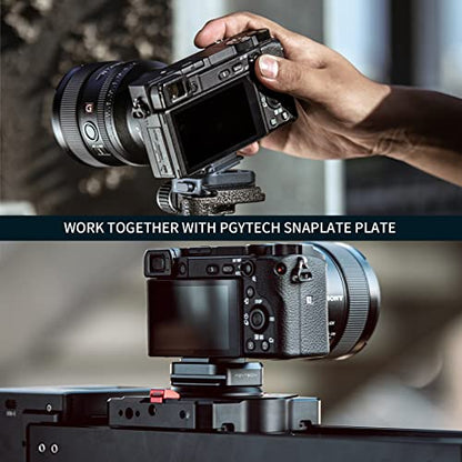 PGYTECH Beetle Camera Clip with Plate Quick Release System for Sony, Nikon, Fuji, DSLR Action Camera Backpack Cameras Strap Mount (for Camera) - style: Camera Clip V1
