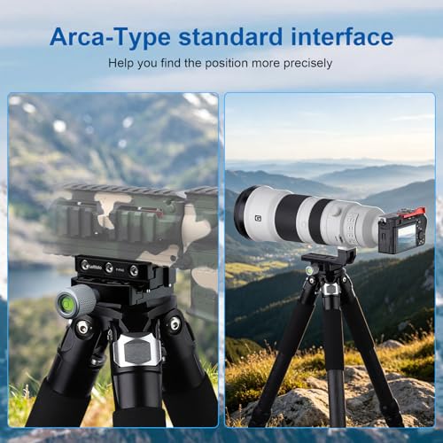 Leftfoto Quick Release Clamp with Arca Swiss clamp Style for Tripod Ballhead Universal Quick-Change seat, monopod Head, Tripod Quick Release Plate