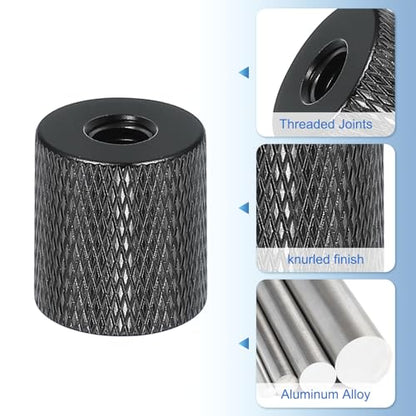 PATIKIL Tripod Screw Adapter 1/4" Female to 1/4" Female, 4 Pcs Tripod Nut Connectors Camera Mount Screw Camera Double Head Converter for Microphone Holder Magic Arms Accessories, 18 mm - size: 1/4" Female to 1/4" Female,18 mm
