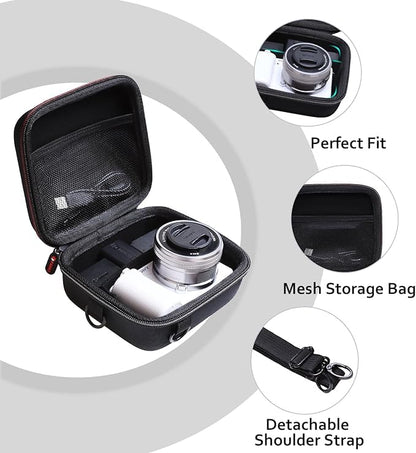 XANAD Hard Case for Sony a6400/a6700/a6100/a6000/a5000/a5100/ZV-E10/ZVE10 II or Fujifilm X100VI / X100V Digital Camera (Black) - color: Black