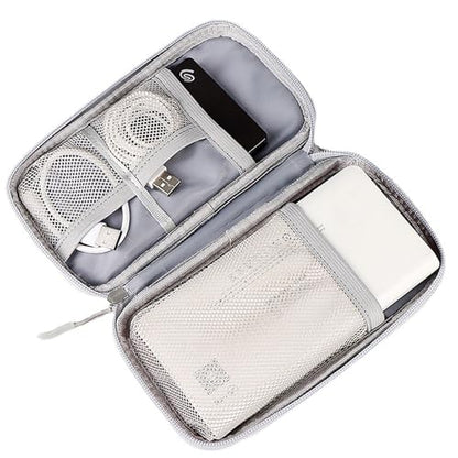 Organizer Bag Case Electronic Devices Travel Pouch Cable USB Charger Accessories Cellphone SD Power Bank Earphone - color: Signle Layer-Grey