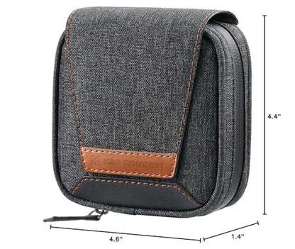 K&F CONCEPT 4 in 1 Basic Model Lens Filter Pouch Up to 95mm solar filter Pouch Case Camera Lens Filter Storage Wallet for ND UV CPL Filter Waterproof Filter Case