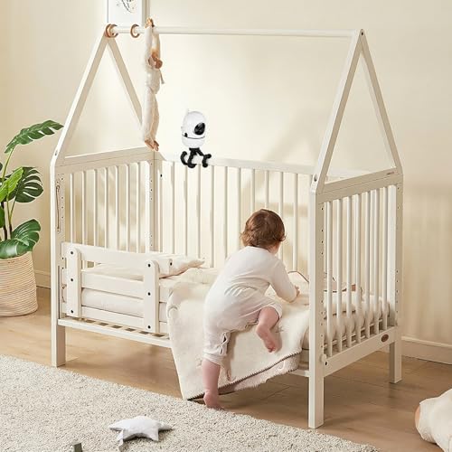 wochel Tripod Baby Monitor Mount for HelloBaby HB65/HB40/ HB6550/ HB6148/ HB6560/HB66/HB6339/HB6550 Pro, ANMEATE SM935E, Flexible Baby Camera Mount Attach Your Camera Wherever You Want (Black) - color: Black