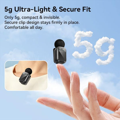 Mic Mini Wireless Microphone for iPhone/Android, 2TX+2RX, 3 Al Voice Modes, 30H Battery for Vlogging & Streaming, 48kHz/24bit, Includes USB-C & Lightning Receivers for TikTok, YouTube - style: Mic Mini A
