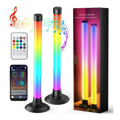 Ledagic Led Light Bar with Music Sync, Color Changing TV Backlight App & Remote Control, IC+RGB & W Smart RGB Light Bar, USB Powered Led Lights for TV, PC Room Monitor Backlight Gaming Accessories