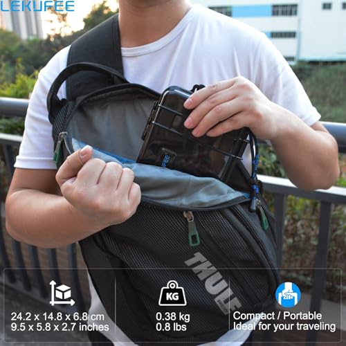 Lekufee Travel Waterproof Hard Case Compatible with Insta360 Ace Pro 2/Insta360 Ace Pro/Insta360 Ace Action Camera and Accessories(Case Only)