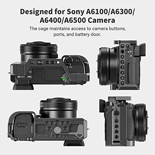 SMALLRIG Camera A6400 A6100 Cage for Sony A6400 A6100 Camera - CCS2310 | Multiple mounting interfaces for accessories
