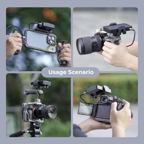 SMALLRIG Universal Power Bank Holder with Cold Shoe Mount, Adjustable Power Bank Clamp Mount for Camera Rig and Phone Cage and Handle - 4600 - size: 67.5 x 34 x 52 mm (2.7 x 1.3 x 2 in)