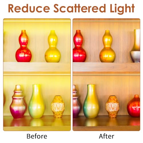 2 Roll Light Dimming Tape, Led Light Strip Tape 0.59 in x 32.8 ft Light Dimming Masking Cover Sticker Soften Lighting Blocking Sticker Fits LED Strips, Cabinet, Cove, TV Backlight (White, Coffee) - color: 1 Brown & 1 White