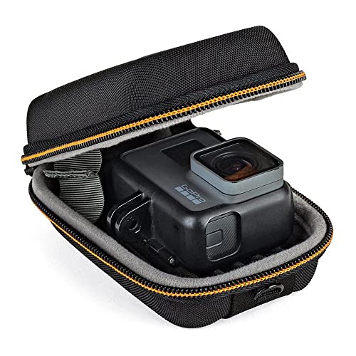 Lowepro Hardside CS 20 Case for Small CSC Cameras, Point-and-Shoot Cameras, Memory Cards & Accessories, 9.30 x 5.99 x 14.50 cm, Black - size: Hardside CS 20