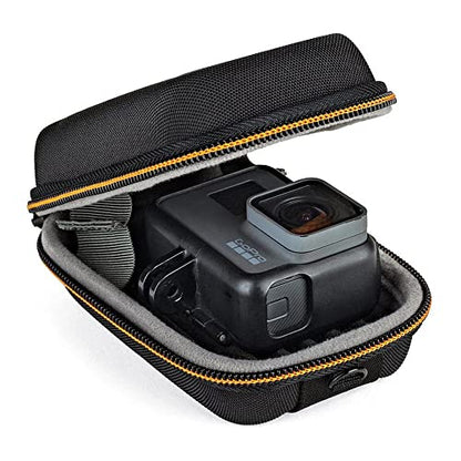 Lowepro Hardside CS 20 Case for Small CSC Cameras, Point-and-Shoot Cameras, Memory Cards & Accessories, 9.30 x 5.99 x 14.50 cm, Black - size: Hardside CS 20