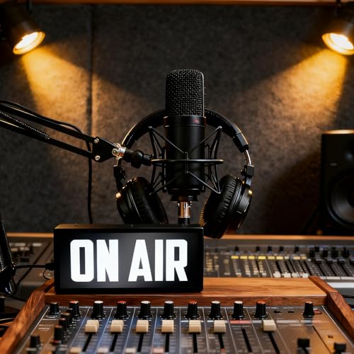 ON AIR Light Sign Recording Studio Warning Sign for Twitch, Zoom Calls, Office, WFH, Streaming, Broadcast,Youtube, Podcast,USB Powered - color: ON AIR White(Style1)