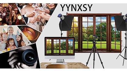 YYNXSY 10X8FT Office Backdrop with Window for Video Conference Photography Studio Background Props Holiday Party Birthday Party Room Vinyl YY-1003 - size: 10X8FT