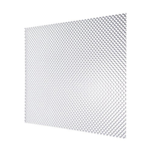 Lighting Panel Acrylic Cover - 2x2 Clear - Prismatic - 2 ft. x 2 ft. - 5 Pack – Fluorescent Light Covers for Kitchen