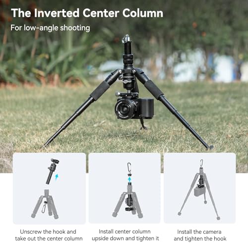 SmallRig VT-20 Aluminum Mini Tripod, 20" Desktop Tripod with 360° Ball Head, Compact Desktop Tripods for DSLR Camera Video Camcorder, Load up to 13lb/6kg - style: VT-20