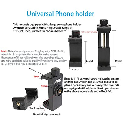 PellKing Mobile Phone Chest Strap Harness Mount Head Strap Holder Kit for POV/VLOG,Cell Phone Clip Compatible with iPhone,Samsung,GoPro Hero 9, 8,7, 6, 5, 4, 3,2, 1,AKASO,DJI Osmo,and Action Cameras…