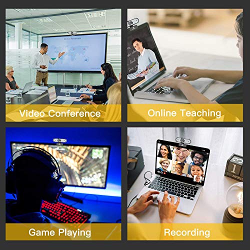 NexiGo N660P 1080P 60FPS Webcam with Software Control, Dual Microphone & Cover, Autofocus, HD USB Computer Web Camera, for OBS/Gaming/Zoom/Skype/FaceTime/Teams/Twitch (Renewed) - style: 1080P Webcam 60FPS
