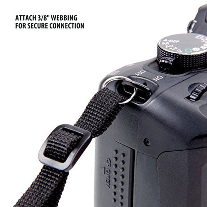 USA Gear TrueSHOT Camera Strap Neoprene Camera Straps - Padded Neck Strap, Pockets, and Quick Release Buckles - Compatible with Canon, Nikon, Sony and More DSLR and Mirrorless Cameras (Geometric) - color: Geometric