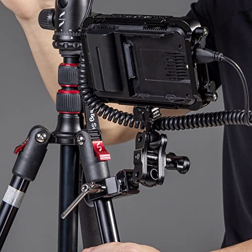 SmallRig Quick Release Ballhead Magic Arm 360° Rotation Articulating Magic Arm with 1/4" Screw, Drop-in HawkLock Camera Clamp for Field Monitor, Camera, Light, Max Load of 5kg, Aluminum Alloy - 3515C - style: Magic Arm