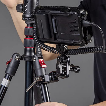 SmallRig Quick Release Ballhead Magic Arm 360° Rotation Articulating Magic Arm with 1/4" Screw, Drop-in HawkLock Camera Clamp for Field Monitor, Camera, Light, Max Load of 5kg, Aluminum Alloy - 3515C - style: Magic Arm