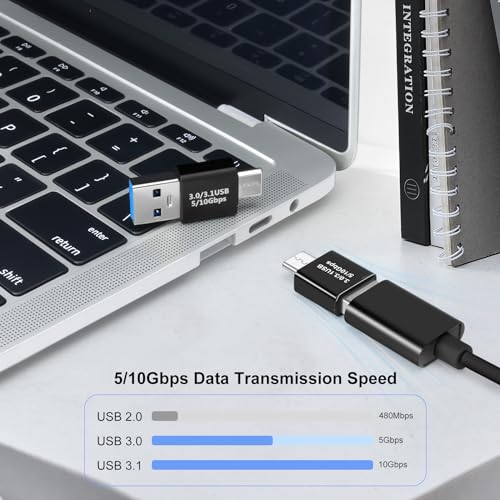 USB 3.0/3.1 Male to USB-C Male Adapter (2 Pack), OTG 3.0/3.1 USB A to Type-C Adapter, Fast Data Transfer up to Gen2 10Gbps, USB C Connector Connection or Data Cable Extension - style: TYPEC-Male-USBA-Male