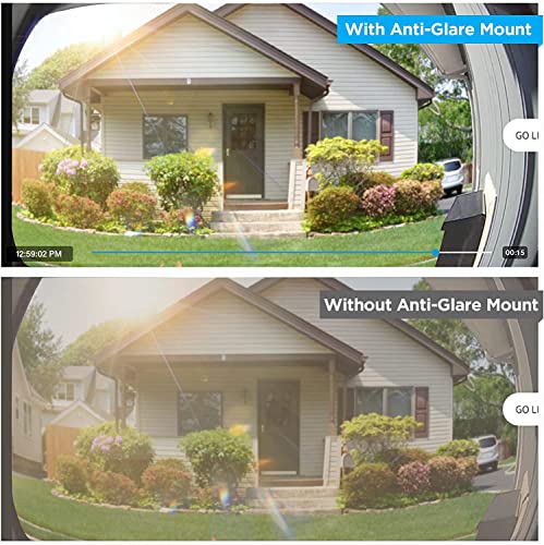 OLAIKE Video Doorbell Mount for Blink, Nest & Ring | Adjustable 30-60° Angle Wedge Kit with 3 Dedicated Base Plates | Eliminates Blind Spots | Compatible with Wired/Pro/4/3/2/1 & More Model - color: White