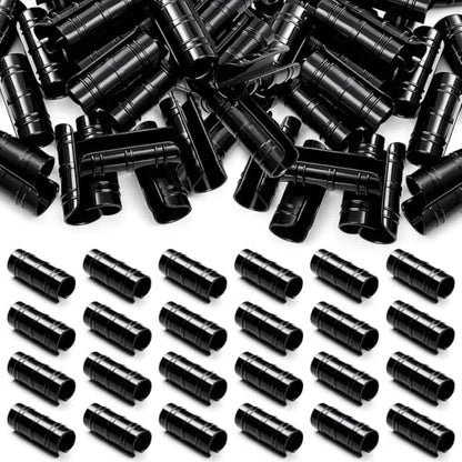 100 Pcs 1 Inch Greenhouse Clips, 25mm Black Plastic Clamp Garden Buildings Frame Snap PVC Pipe Tube Clips for Greenhouse Films Sunshade Nets Row Covers Shelters Fixing, Farming, Gardening - color: Black, size: 1 Inch