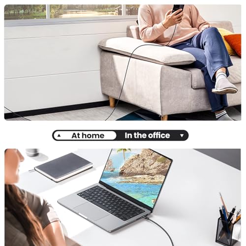 YOTETION 75FT Long USB2.0 A to C Cable, USB Male to Male, Compatible with Hard Drive, Camera, DVD Player, TV, Flash Drive, Hub, Monitor, Speaker, and More - style: 75 FT