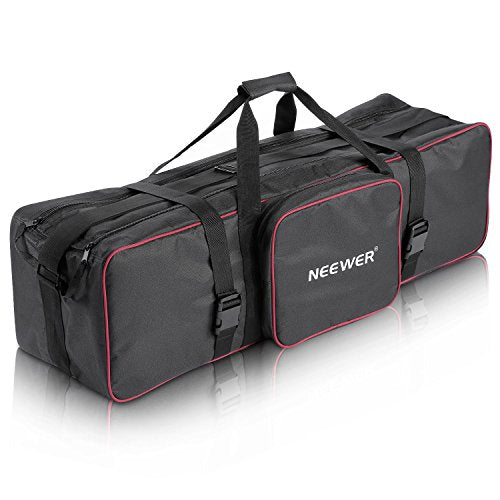 Neewer® 35"x10"x10"/90 x 25 x 25 cm Photo Studio Equipment Large Carrying Bag with Strap for Tripod Light Stand and Photography Lighting Kit(CB-05) - style: 30"x10"x10"/Black+red