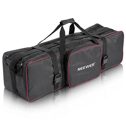 Neewer® 35"x10"x10"/90 x 25 x 25 cm Photo Studio Equipment Large Carrying Bag with Strap for Tripod Light Stand and Photography Lighting Kit(CB-05) - style: 35"x10"x10"/Black+red