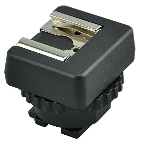 JJC Cold Shoe Mount Adapter for Sony Multi Interface Shoe to Universal Cold Shoe Compatible with Sony Handycam Camcorder HDR-AX53 AX33 AX100 CX675 CX900 CX610E CX530E CX510E CX400E PJ810E PJ790E