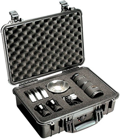 Pelican 1500 Case With Foam (Silver) - color: Silver, style: Single