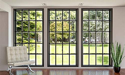 AOFOTO 5x3ft Business Office French Sash Window Backdrop Living Room Sofa Plant Photography Background Interior Casement Work at Home Modern Flat Furniture Apartment Decoration Residence Villa Props - size: 5x3ft