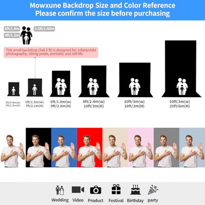 Red Photography Backdrop Studio Photography Film & Television Portraiture Interview Programs Product Display Home Videos Parties Exhibition Halls Wedding Backdrops 6x9FT - color: Red, size: 6x9FT
