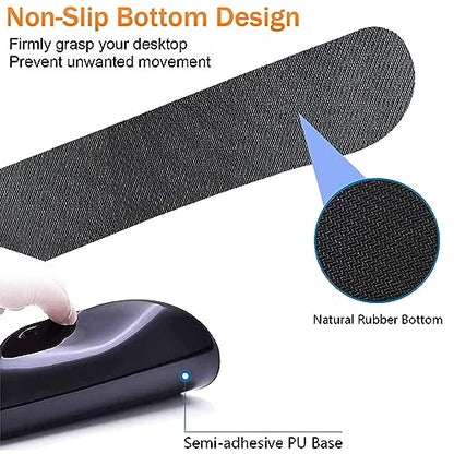 Keyboard Wrist Support + Wrist Coaster Combination, Non-Slip PU Base, with Gel Memory Mousepad, Suitable for Gaming, Office Pain Relief Set - Leopard Print Pattern - color: Leopard Print Pattern