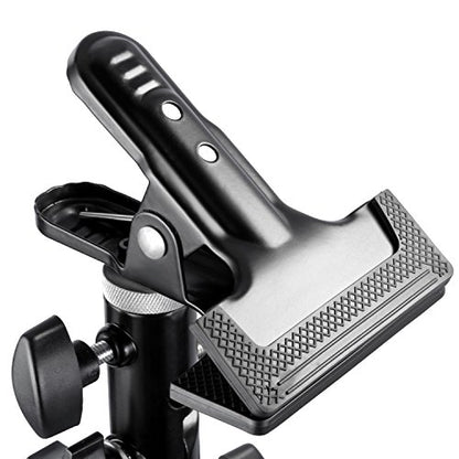 Neewer 2 PCS Photo Studio Heavy Duty Metal Clamp Holder with 5/8" Light Stand Attachment for Reflector - style: CL-02 (2 Pack)