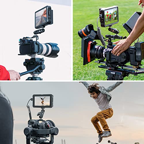 ULANZI Magic Arm with Double Ballhead 1/4" Screw, Compatible with Universal Monitor Mount for Camera, Video Shooting Photography Accessories Microphone Fill Light Bracket - style: Magic Arm