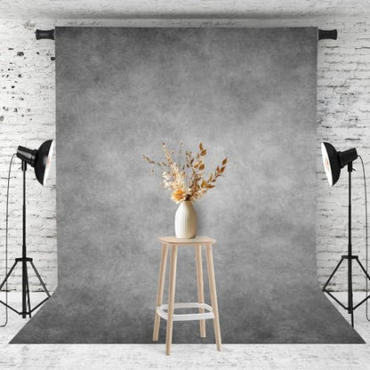 8x10FT Abstract Grey Photography Backdrop Professional Studio Background for Portrait Product Video Photo Props Photoshoot - color: Grey