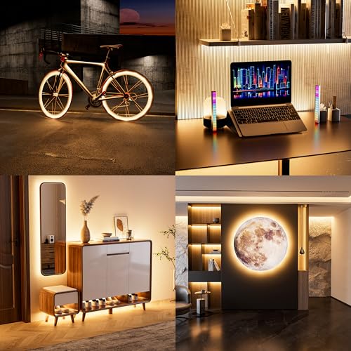 PAUTIX COB LED Strip Lights 5V USB Powered Dotless Super Bright Dimmable LED Lights 3000K Warm White 6.56ft TV Backlights,Flexible 3M Adhesive Under Cabinet Light for Bedroom,Kitchen,Shelf Lighting - color: 3000K, size: 6.56 ft
